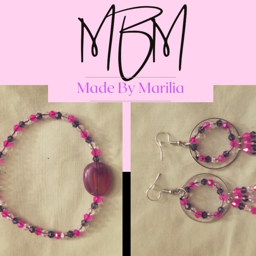 Handmade Bracelet and Earrings